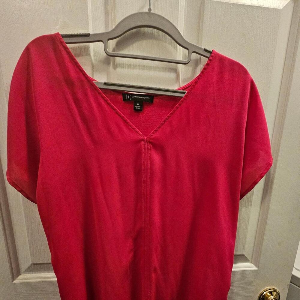 Inc international concepts pink top